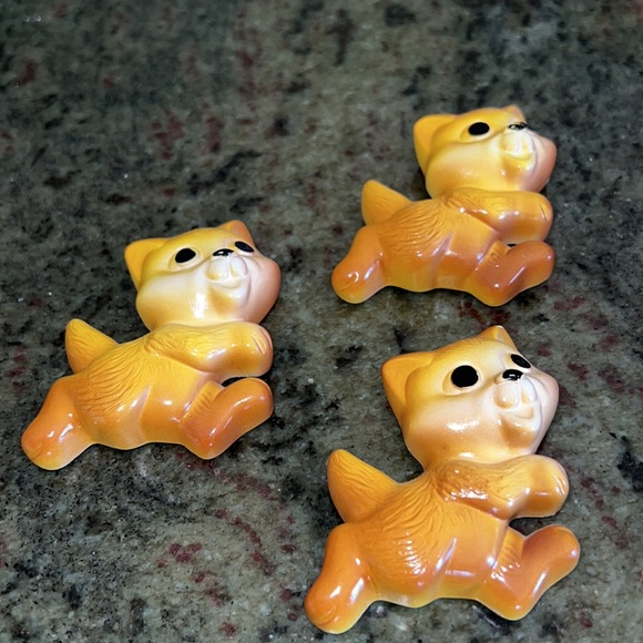 C. 1970 Set of 4 Plaster Cat Wall Hangings Miller Studio, Inc. - Picture 3 of 13